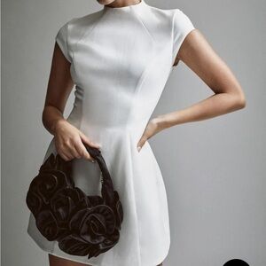 Delphi Hourglass Mini Dress In Orchidwht